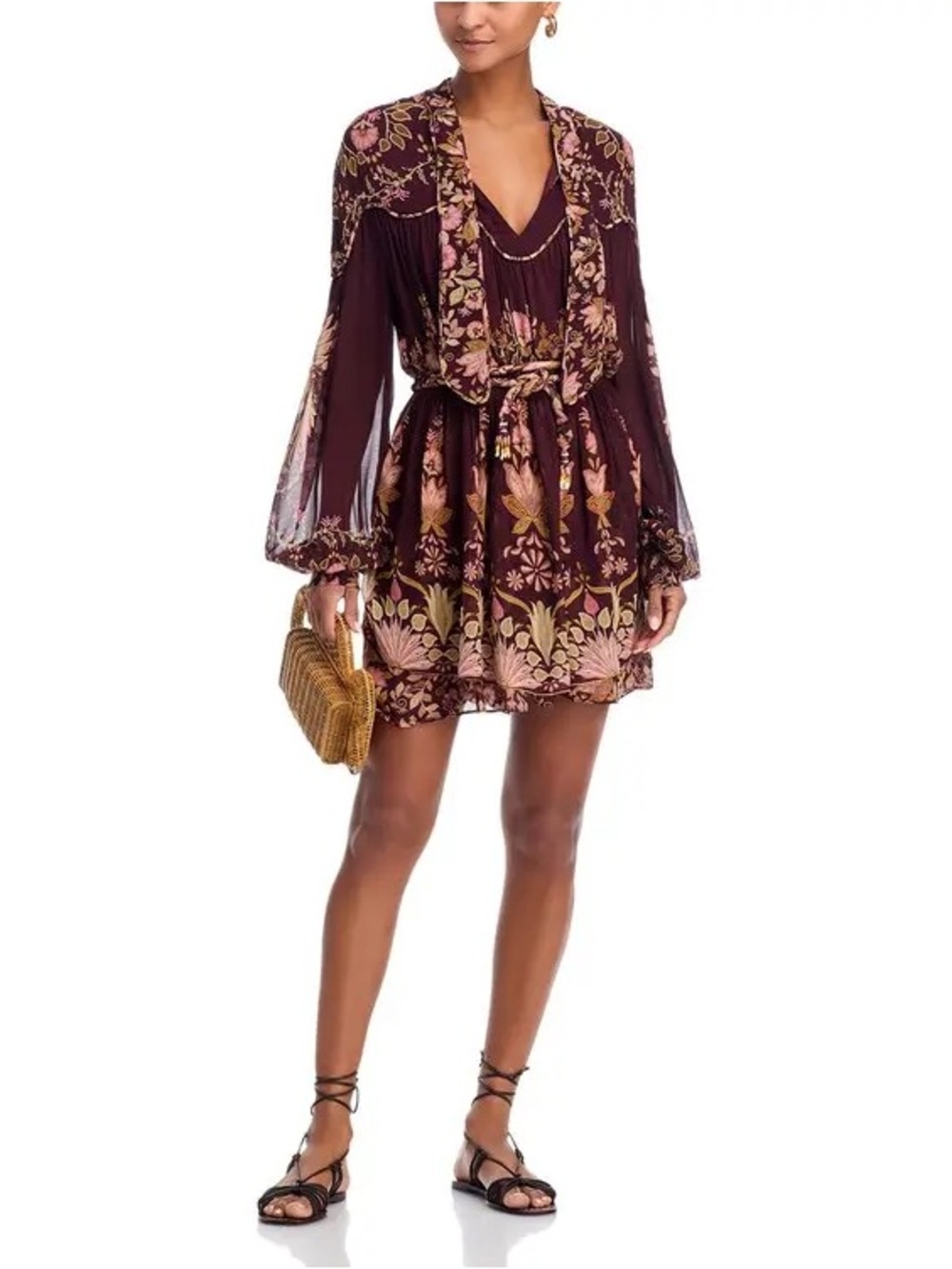 NWOT FARM Rio Bella Mini Dress NWOT Size L - Picture 4 of 8